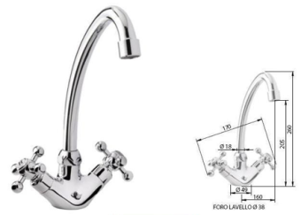 Смеситель с краном Monolith C0101020102